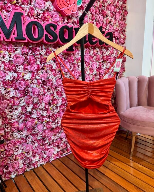 VESTIDO MICRO FOIL ABERTURA #757