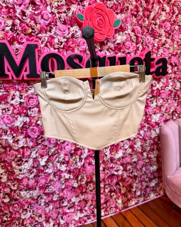 TOP STRAPLESS CUERINA #768