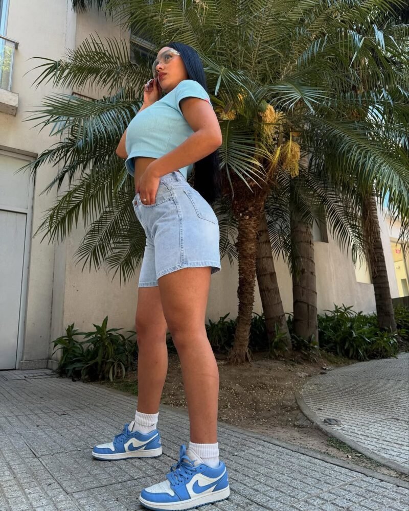 BERMUDA JEANS CELESTE #16 - Imagen 6