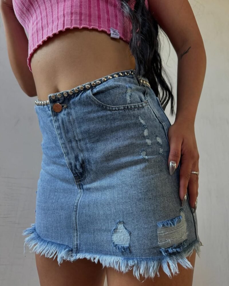 MINI JEANS C/ TACHAS #30