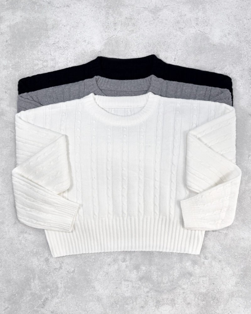 SWEATER TRENZA CROP #A740
