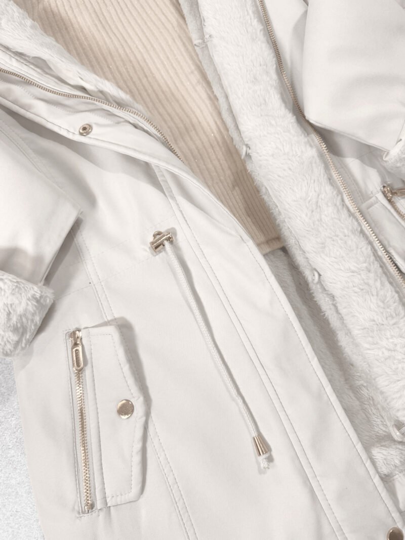CAMPERA GABARDINA CON PIEL #714 - Imagen 8
