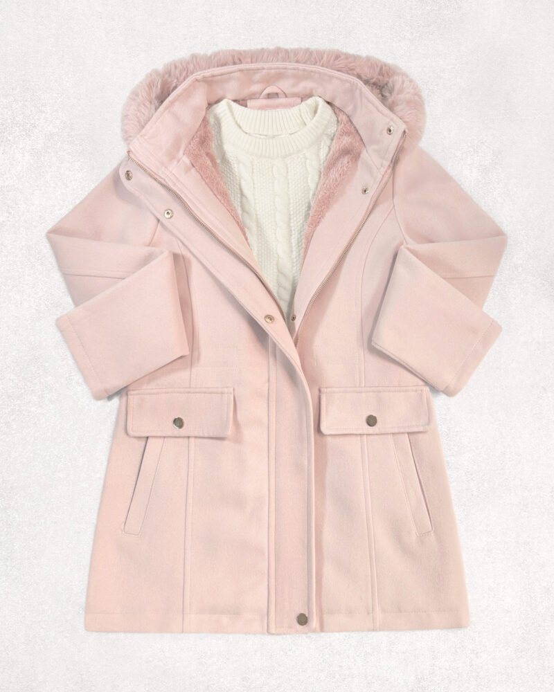 CAMPERA PAÑO CON PIEL #716