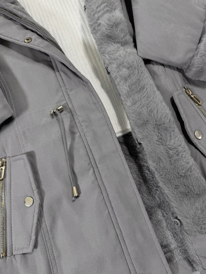 CAMPERA GABARDINA CON PIEL #714 - Imagen 2