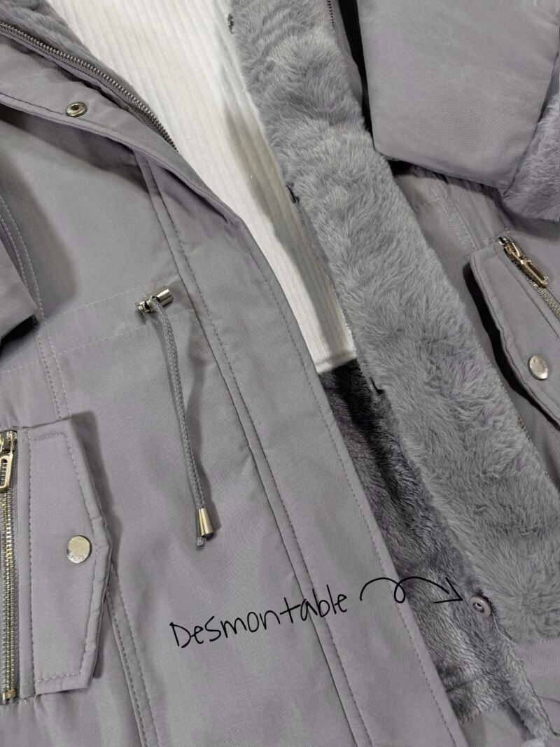 CAMPERA GABARDINA CON PIEL #714 - Imagen 9