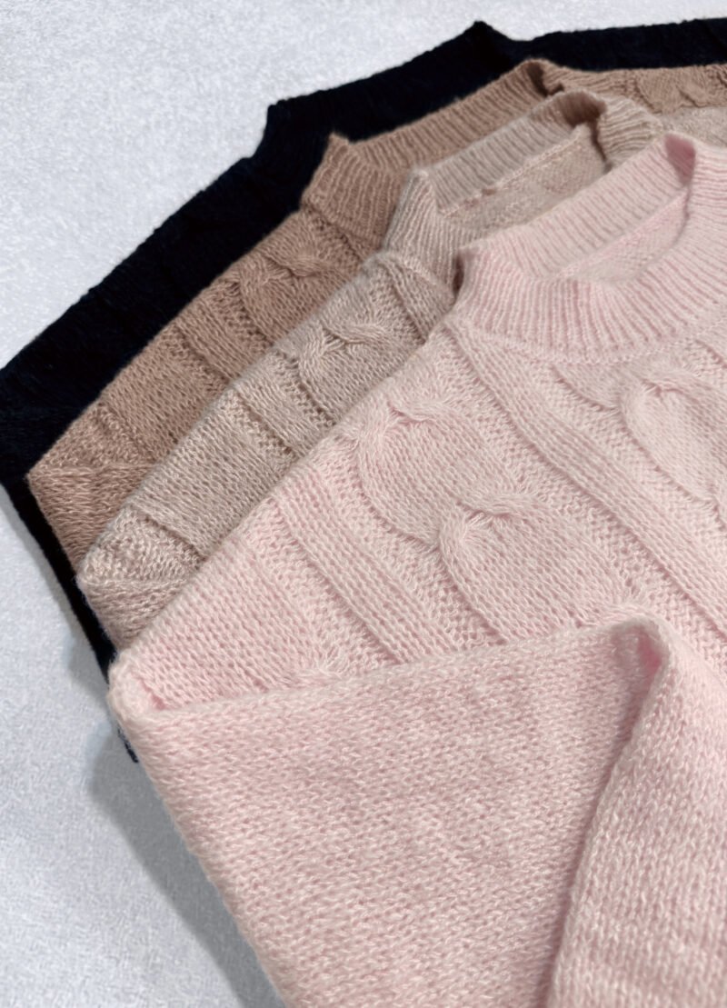 SWEATER TRENZA CROP #A773 - Imagen 2