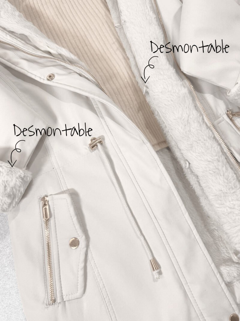 CAMPERA GABARDINA CON PIEL #714 - Imagen 12