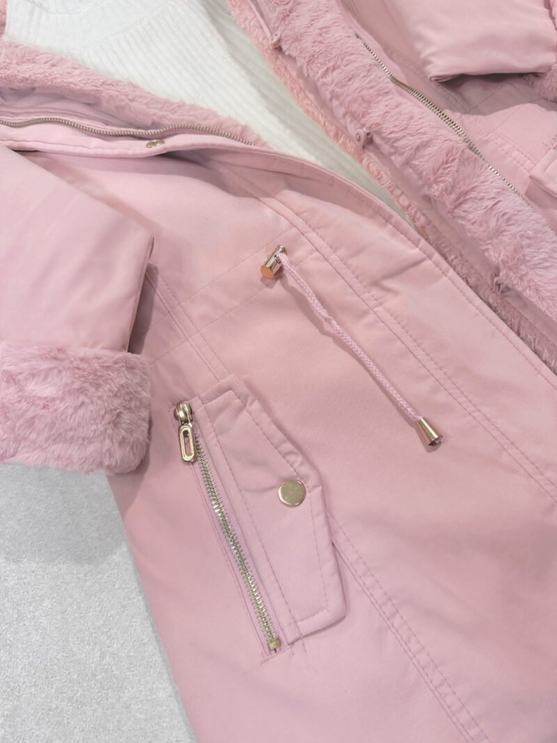 CAMPERA GABARDINA CON PIEL #714 - Imagen 4