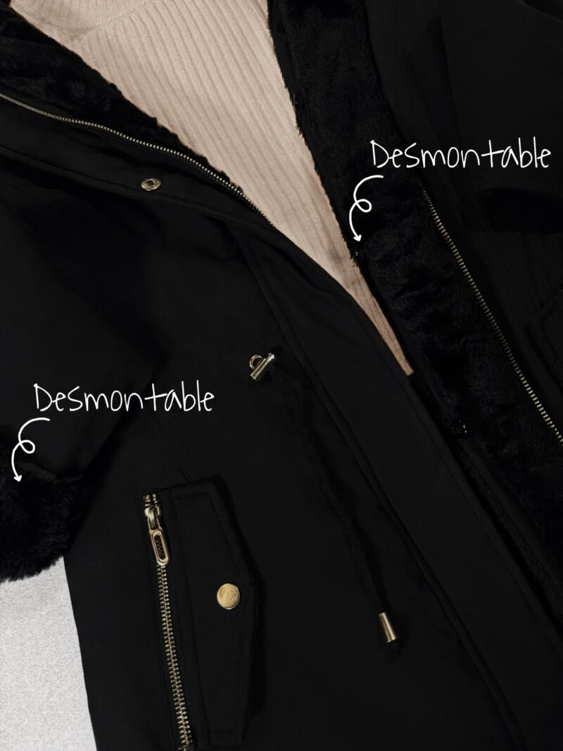 CAMPERA GABARDINA CON PIEL #714 - Imagen 11