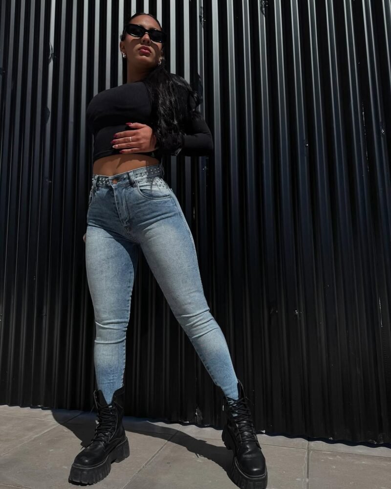 JEANS NEVADO C/ TACHAS #77 - Imagen 3