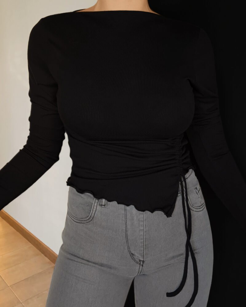 POLERA MORLEY FRUNCE #A876 - Imagen 5