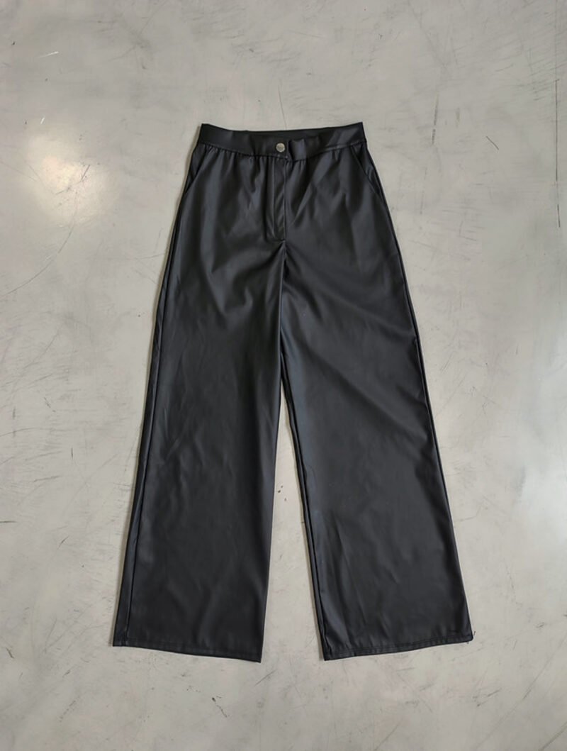 PANTALON WIDE LEG CUERINA #752 - Imagen 2
