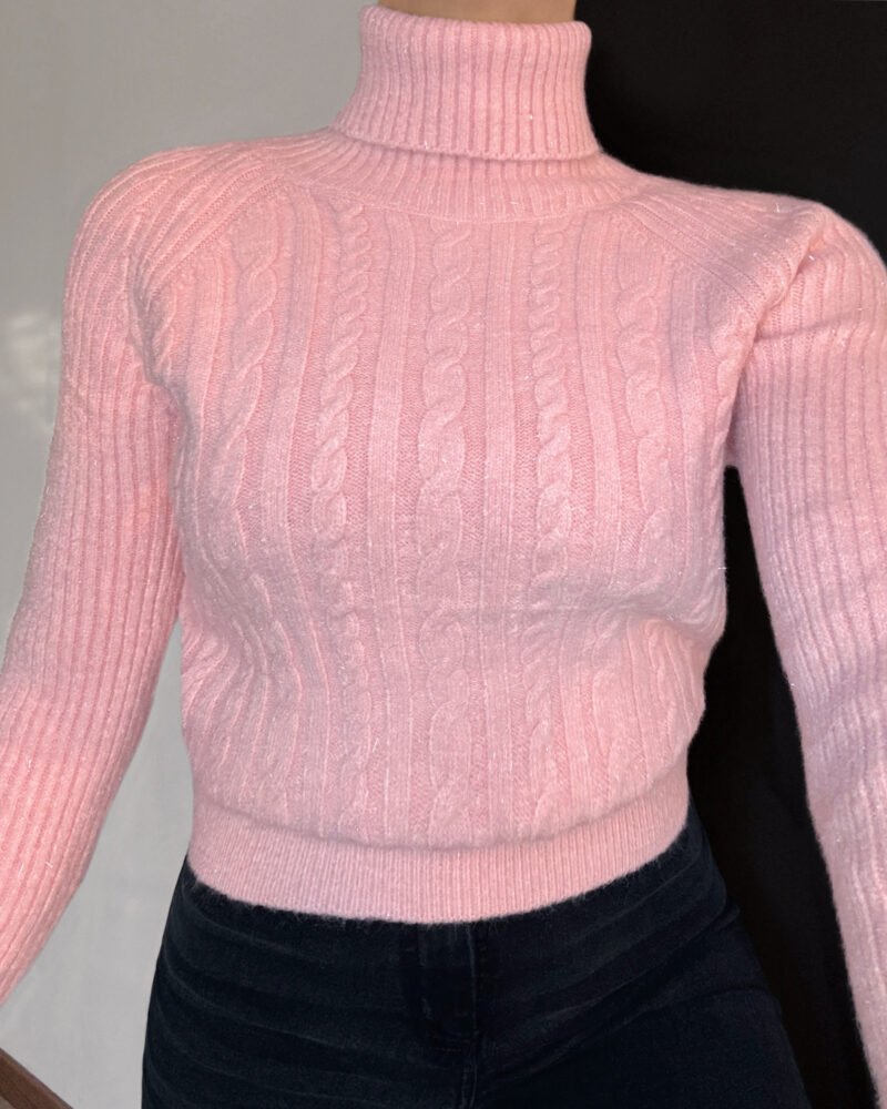 SWEATER POLERA CON BILLOS #A866 - Imagen 2