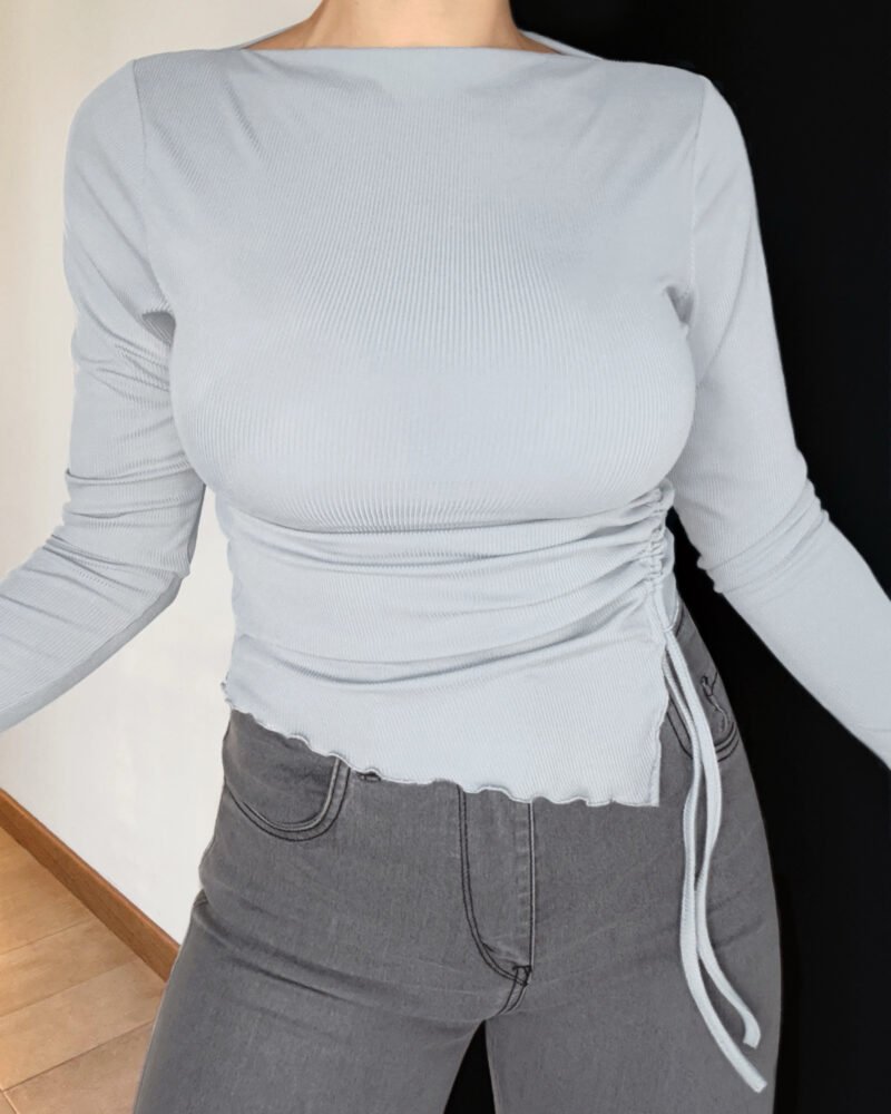 POLERA MORLEY FRUNCE #A876 - Imagen 6