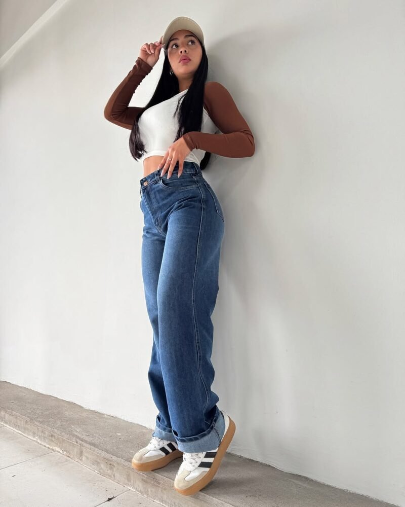 JEANS MOM AZUL #32 - Imagen 2