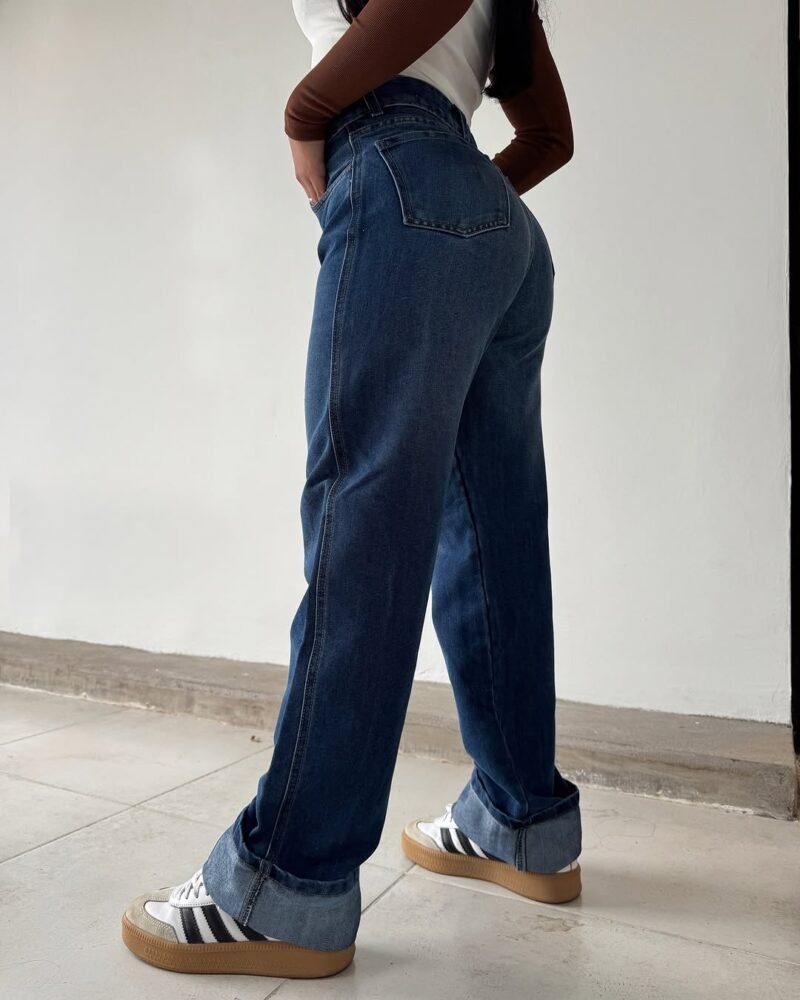 JEANS MOM AZUL #32 - Imagen 5