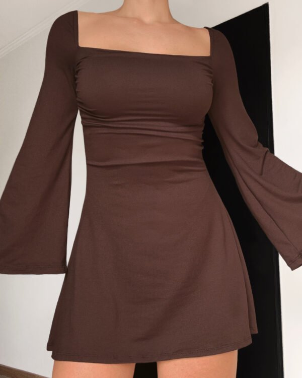VESTIDO MODAL SOFT ACAMPANADO #A975
