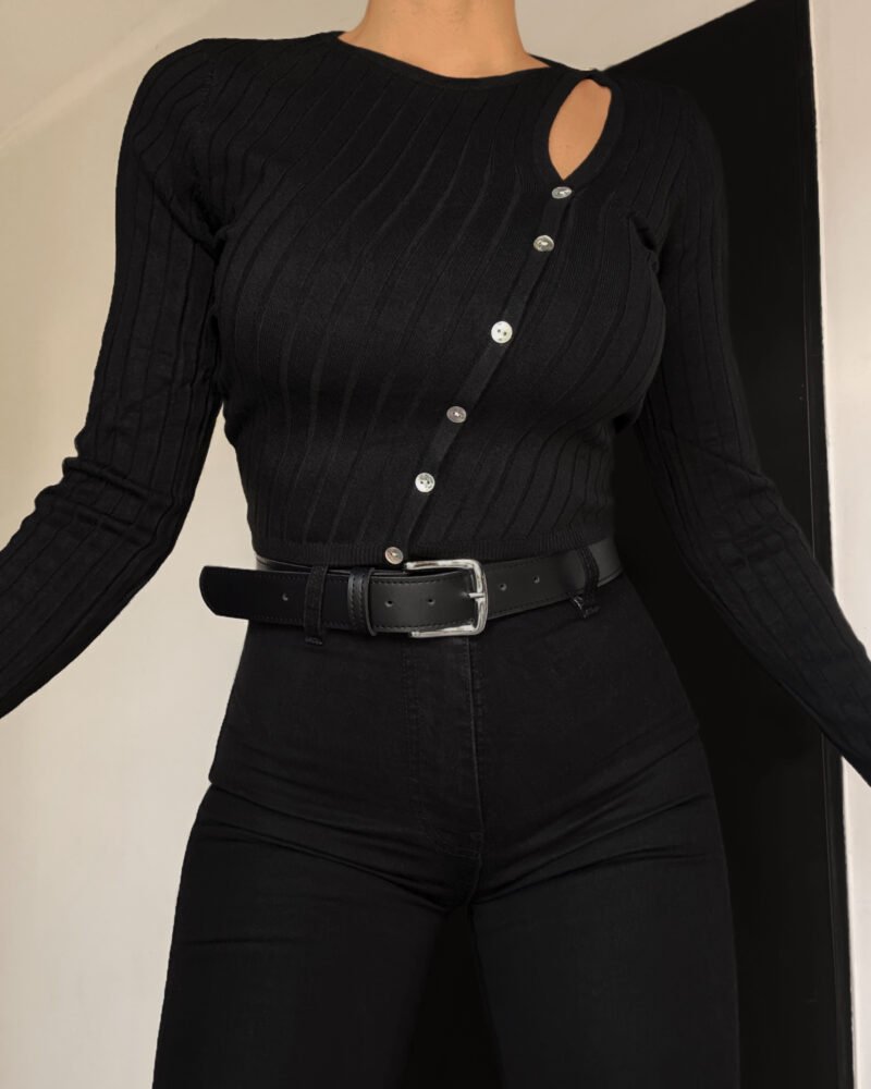 SWEATER MORLEY ABERTURA Y BOTONES #A991 - Imagen 5