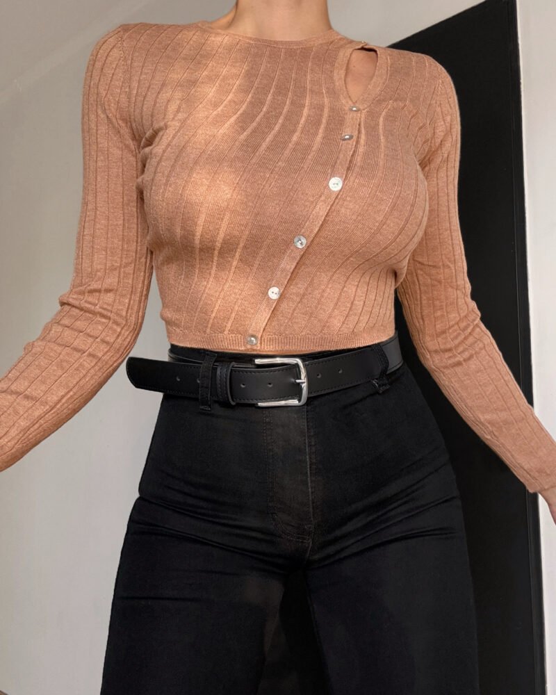 SWEATER MORLEY ABERTURA Y BOTONES #A991 - Imagen 3