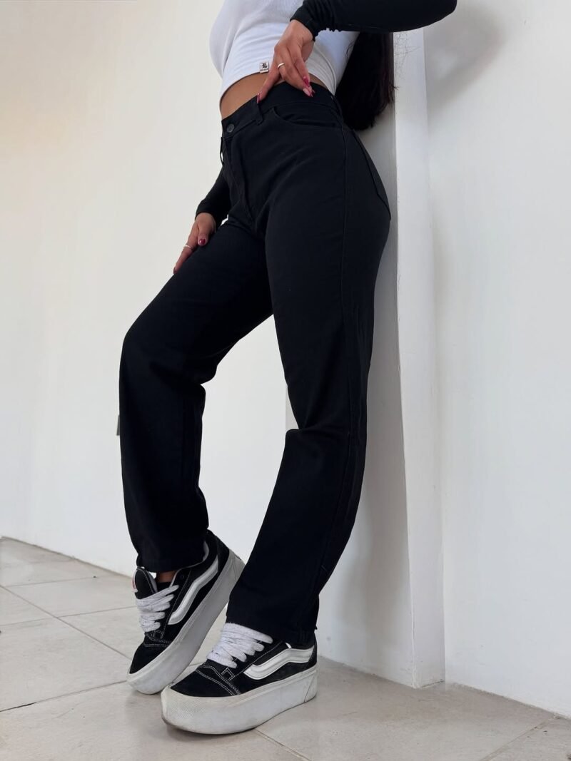 JEANS MOM NEGRO #50 - Imagen 8