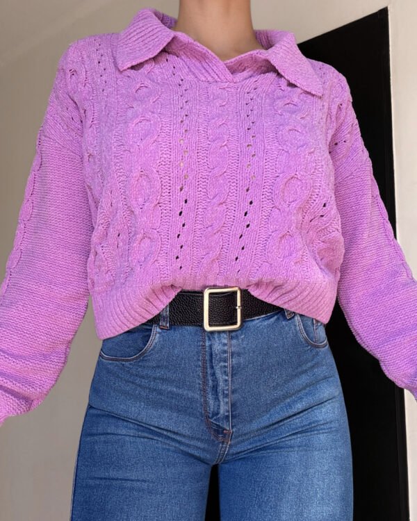 SWEATER TRENZADO CHOMBA #A990