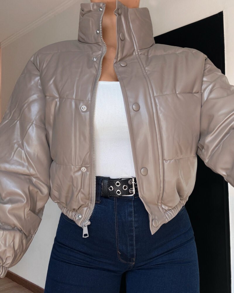 PUFFER ECO CUERO #362 - Imagen 2