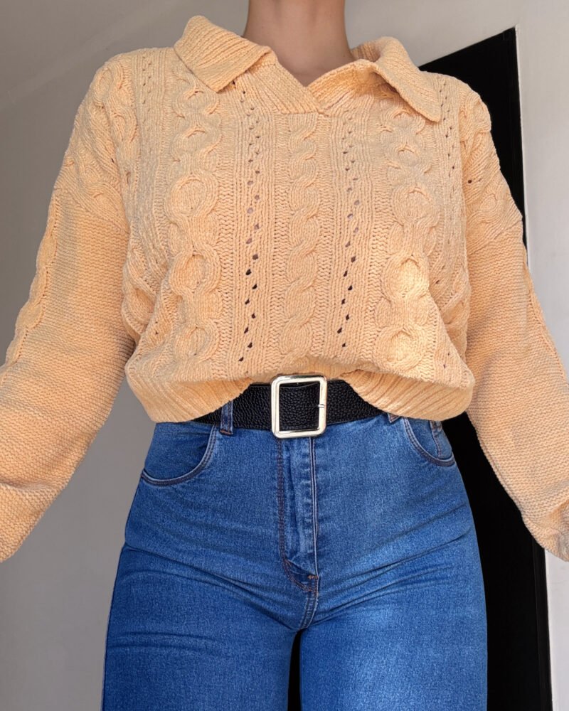 SWEATER TRENZADO CHOMBA #A990 - Imagen 3