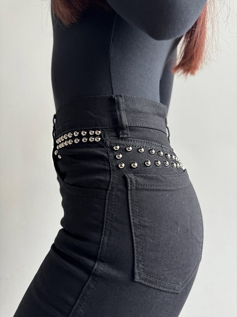 JEANS OXFORD NEGRO C/ TACHAS #24 - Imagen 9
