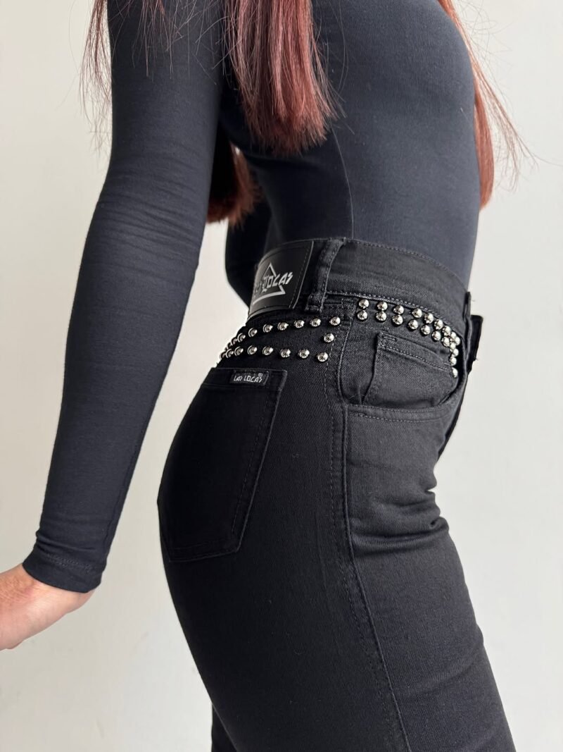 JEANS OXFORD NEGRO C/ TACHAS #24 - Imagen 7