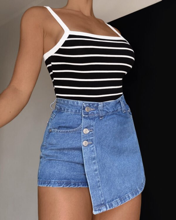 SKORT JEANS AZUL C/ BOTONES #20