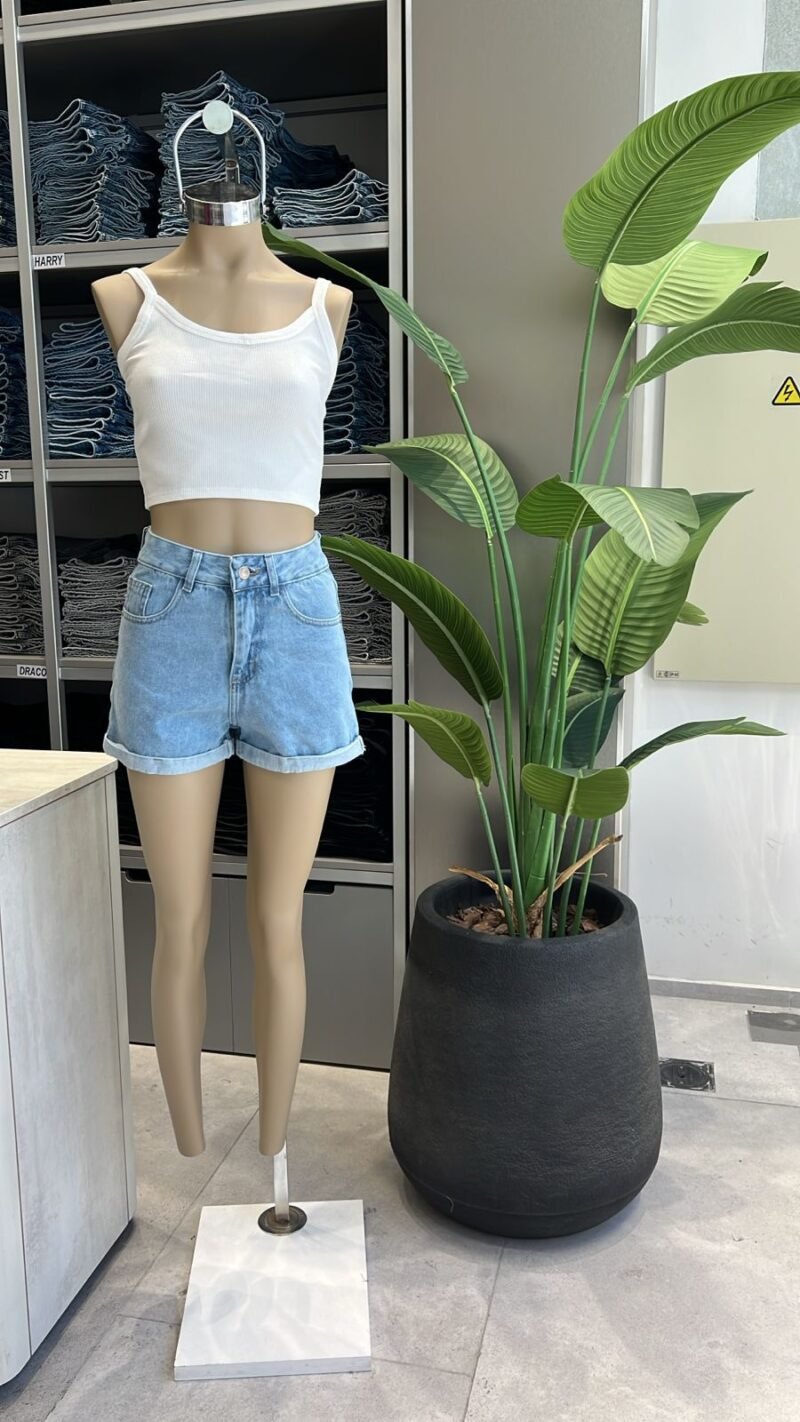 SHORT JEANS CELESTE #12 - Imagen 3