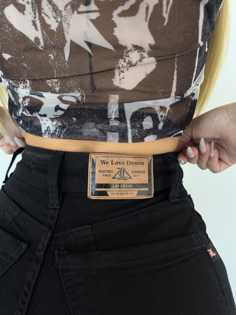 JEANS NEGRO WIDE LEG #59 - Imagen 5