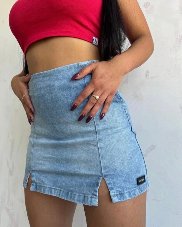 MINI JEANS CELESTE NEVADA #24