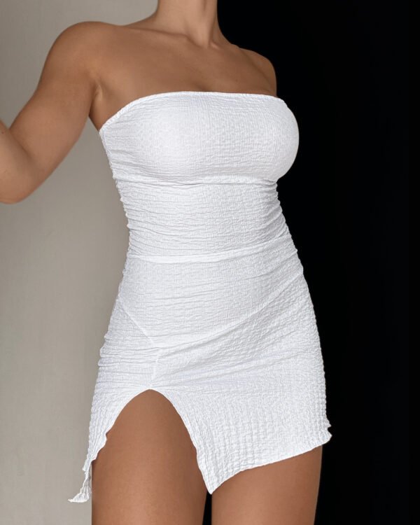 VESTIDO STRAPLESS HAWAII #B310