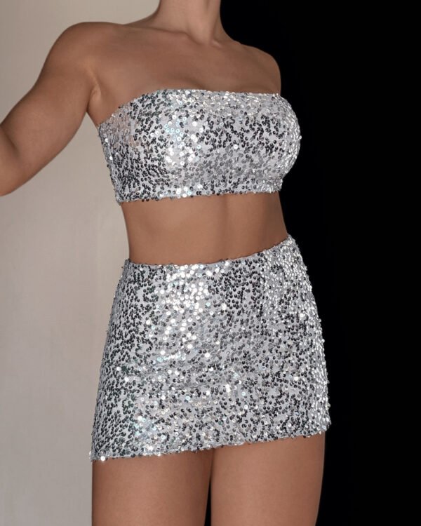 STRAPLESS LENTEJUELAS #B412