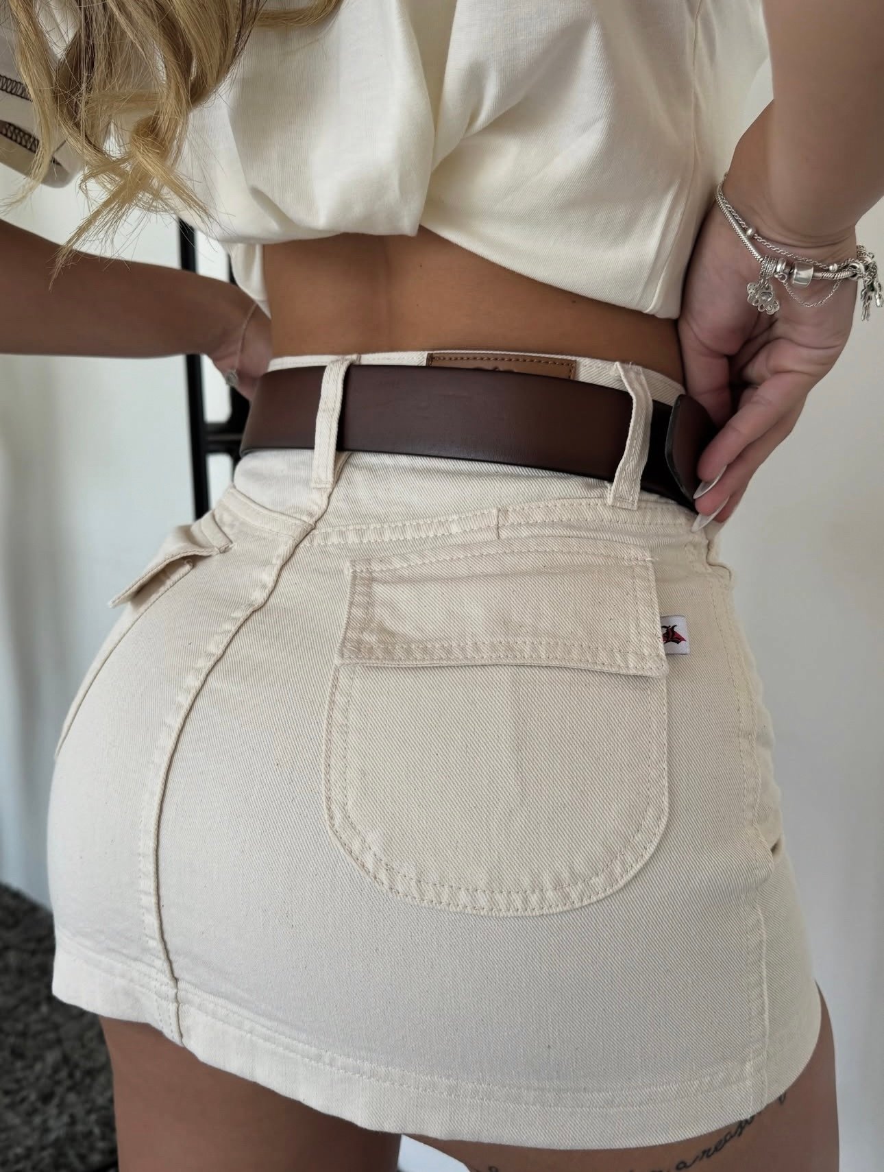 MINI JEANS NATURAL #39 - Imagen 4