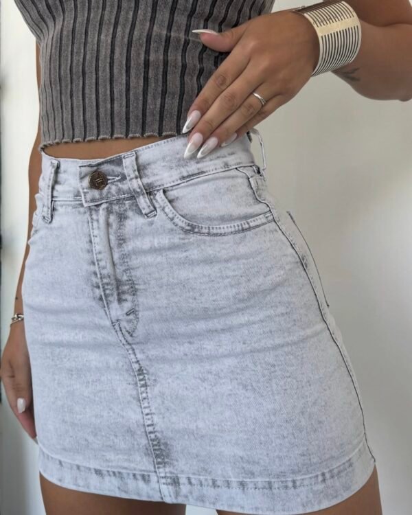 MINI JEANS GRIS #28