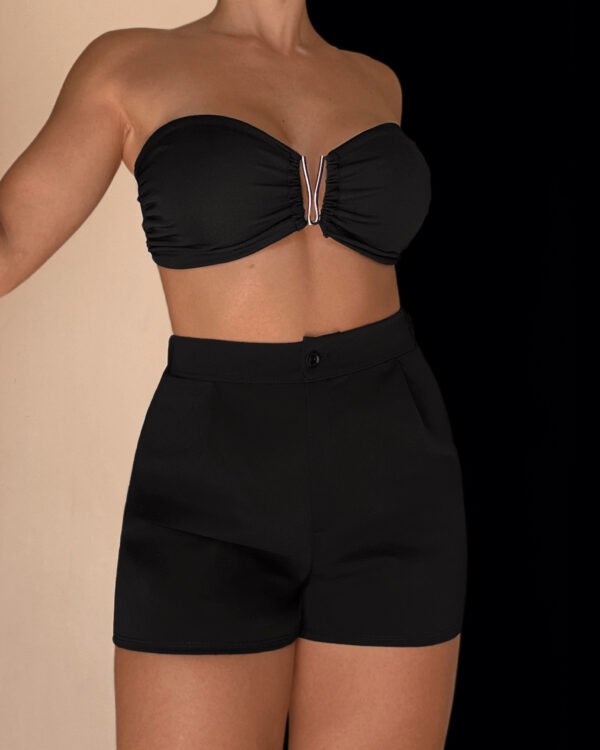 TOP STRAPLESS MICRO HEBILLA #B680