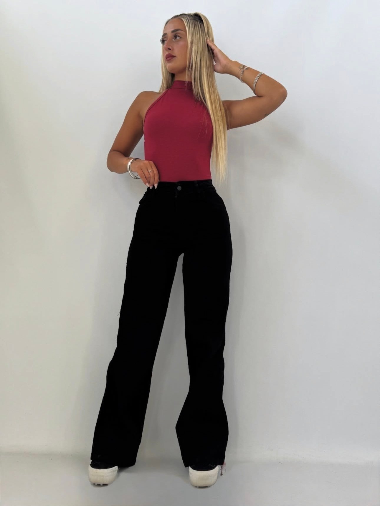 JEANS NEGRO WIDE LEG #01 - Imagen 2