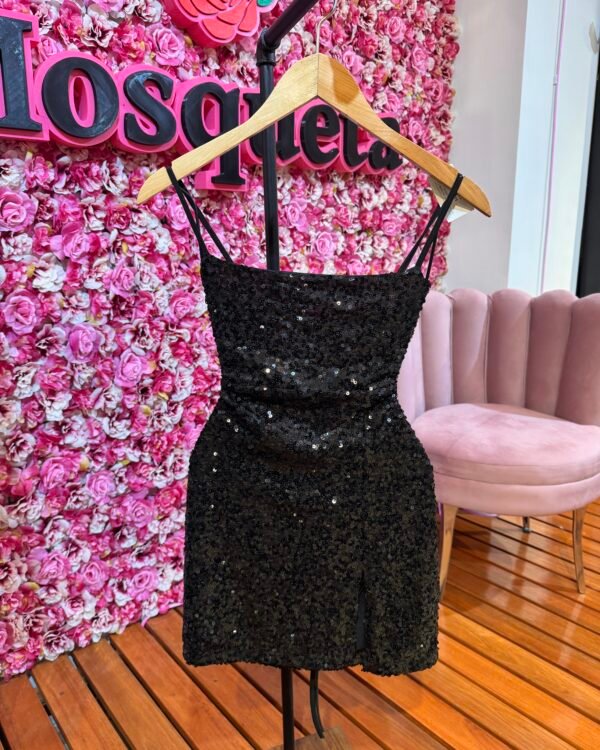 VESTIDO LENTEJUELAS #A406