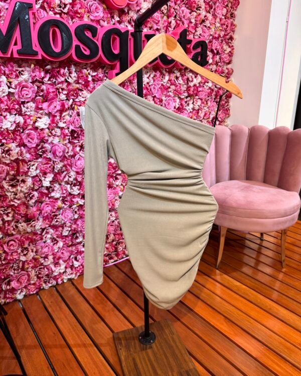 VESTIDO MORLEY RIBB UN HOMBRO #790
