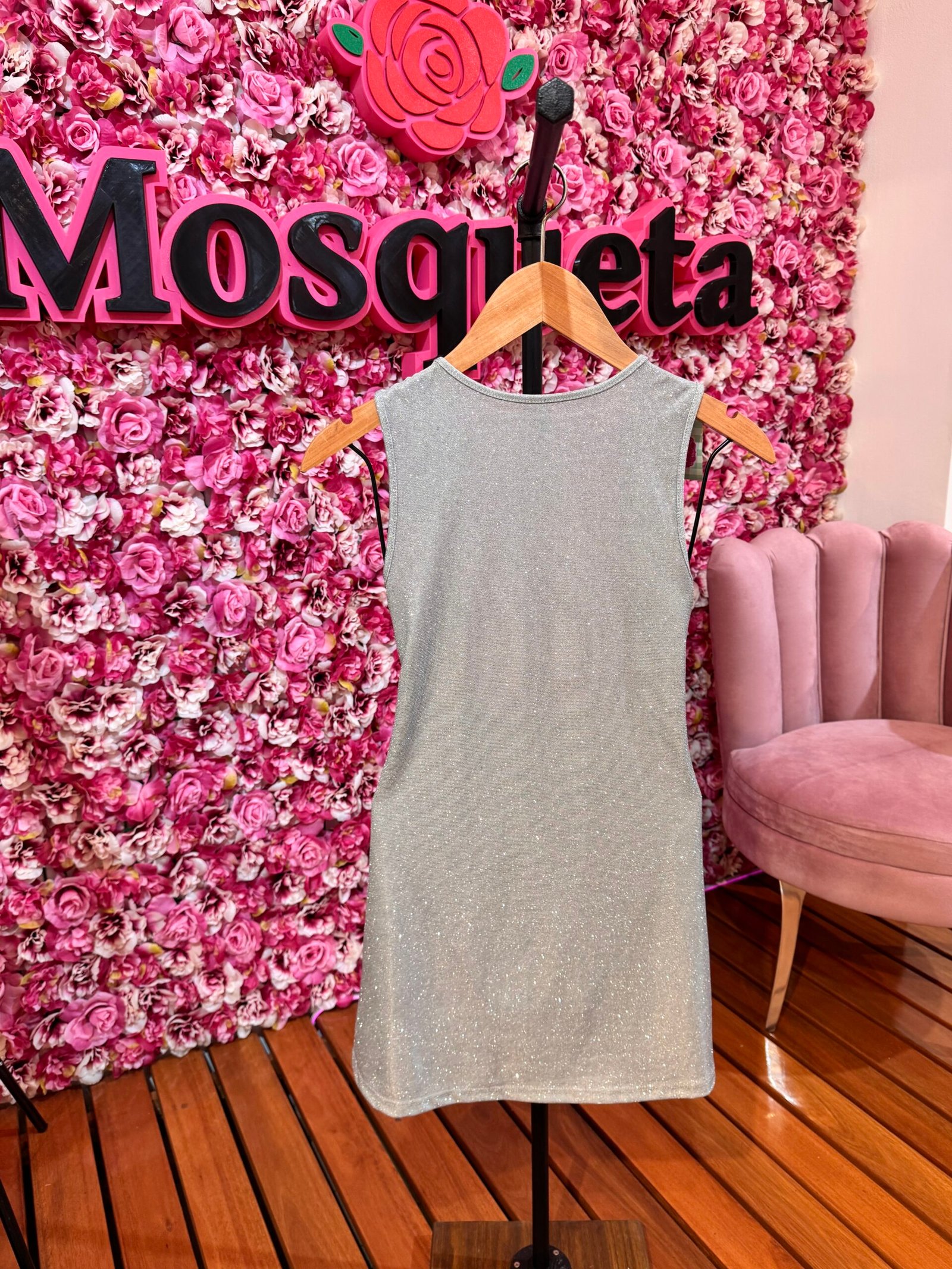 VESTIDO GLITTER #B352
