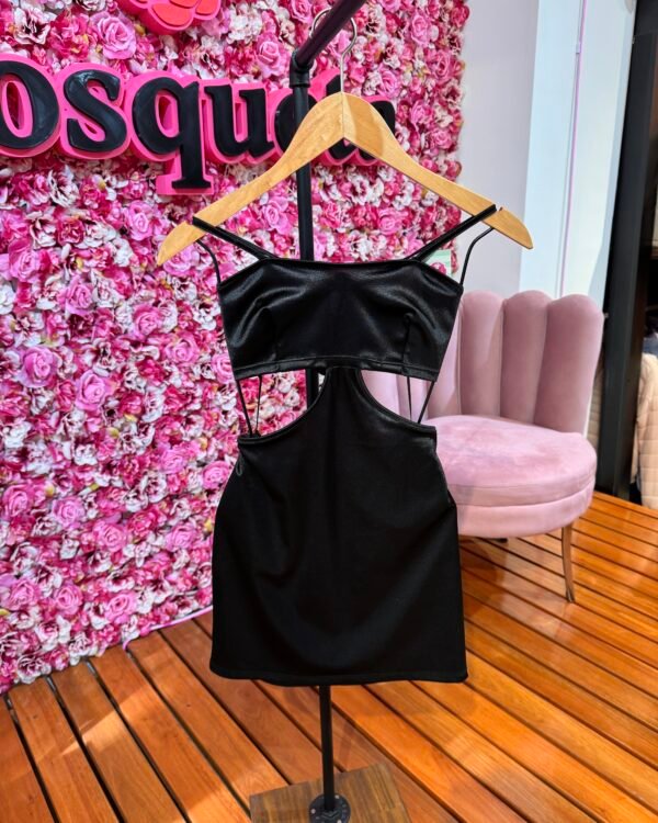 VESTIDO SATEN ABERTURAS #113