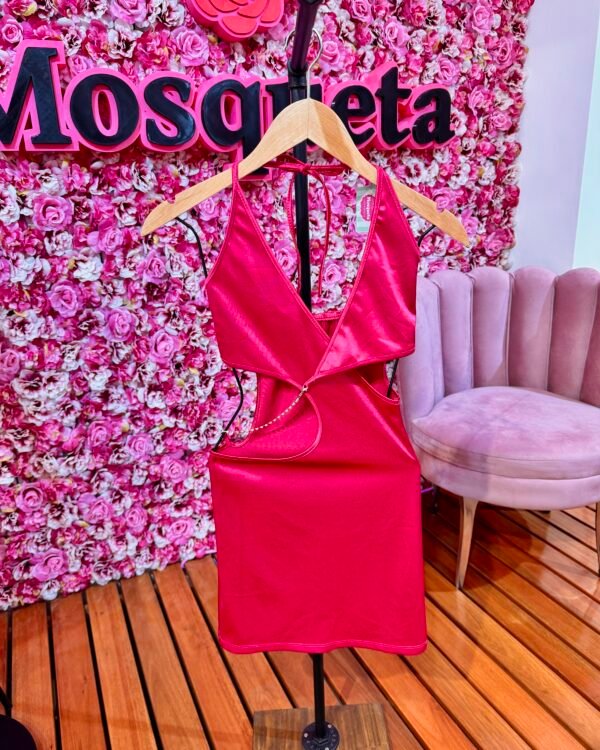 VESTIDO SATÉN ABERTURAS #751